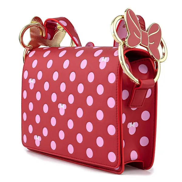 Loungefly x Disney Minnie Mouse Polka Dot Bow Handbag