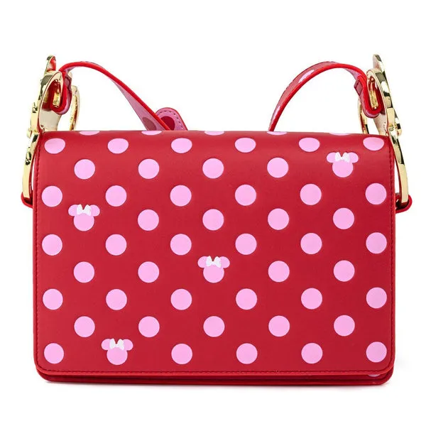 Loungefly x Disney Minnie Mouse Polka Dot Bow Handbag