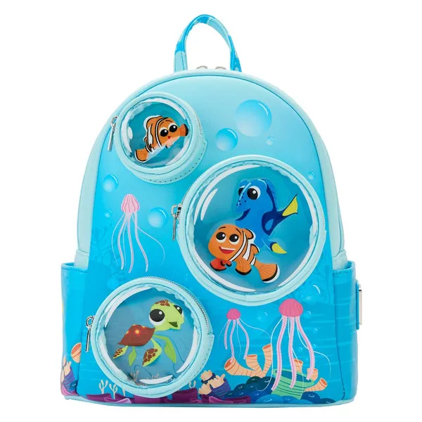 Loungefly x Disney Pixar Finding Nemo 20th Anniversary Bubble Pockets Mini Backpack