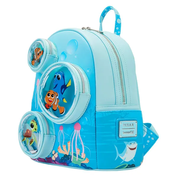 Loungefly x Disney Pixar Finding Nemo 20th Anniversary Bubble Pockets Mini Backpack