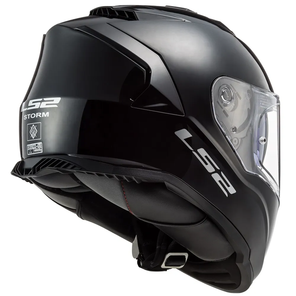 LS2 FF800 Storm II Plain Helmet - Black