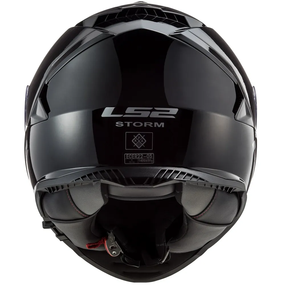 LS2 FF800 Storm II Plain Helmet - Black