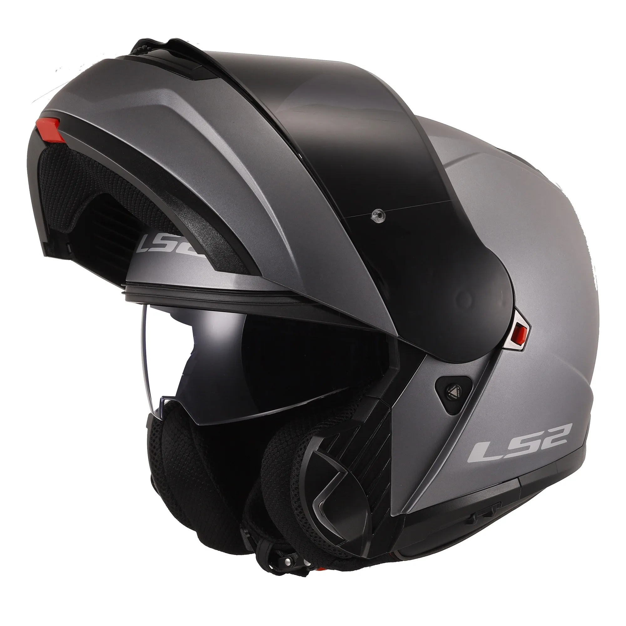 LS2 FF908 Strobe II Plain Helmet - Matt Titanium