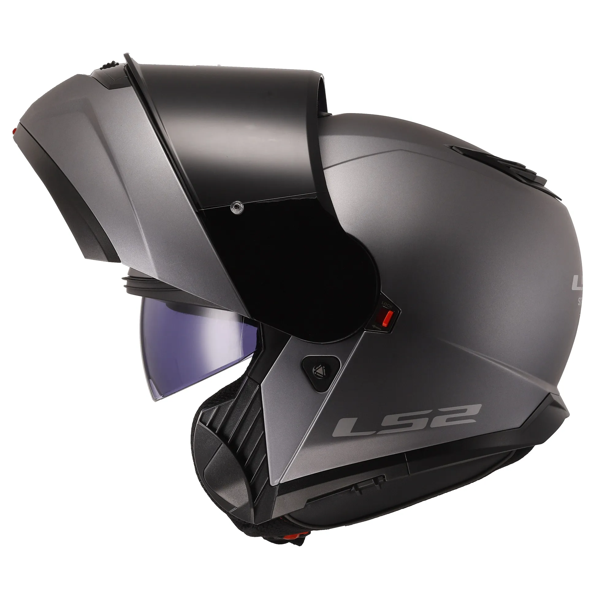 LS2 FF908 Strobe II Plain Helmet - Matt Titanium