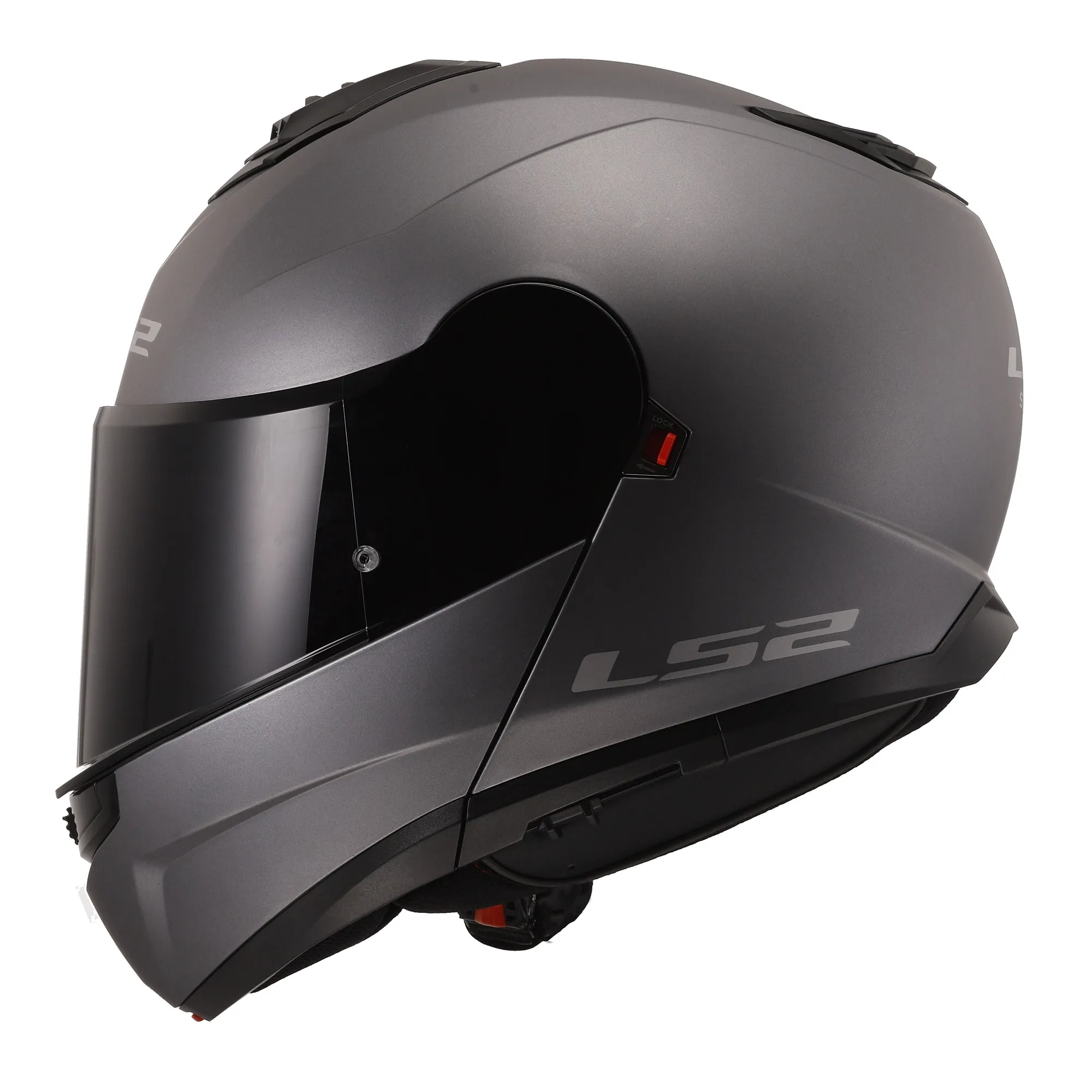 LS2 FF908 Strobe II Plain Helmet - Matt Titanium