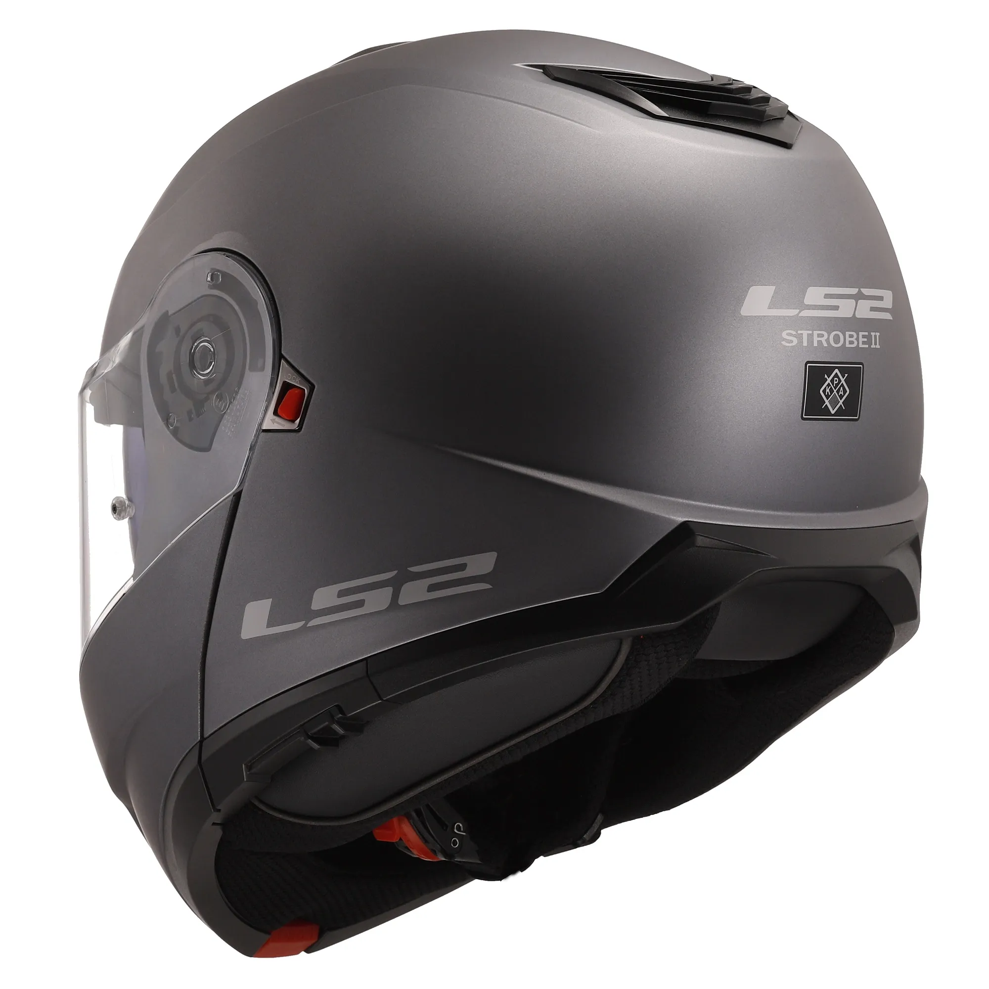 LS2 FF908 Strobe II Plain Helmet - Matt Titanium