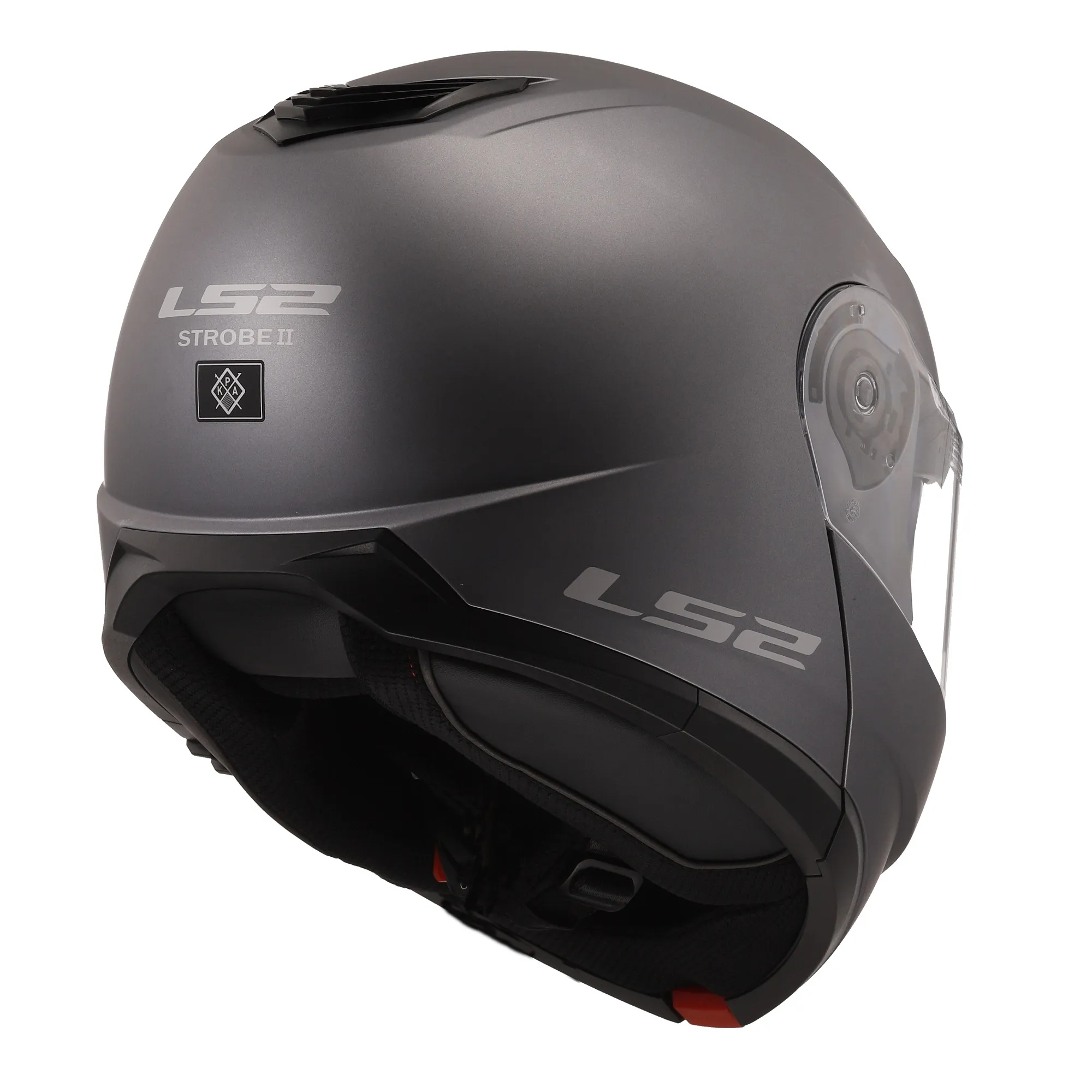 LS2 FF908 Strobe II Plain Helmet - Matt Titanium