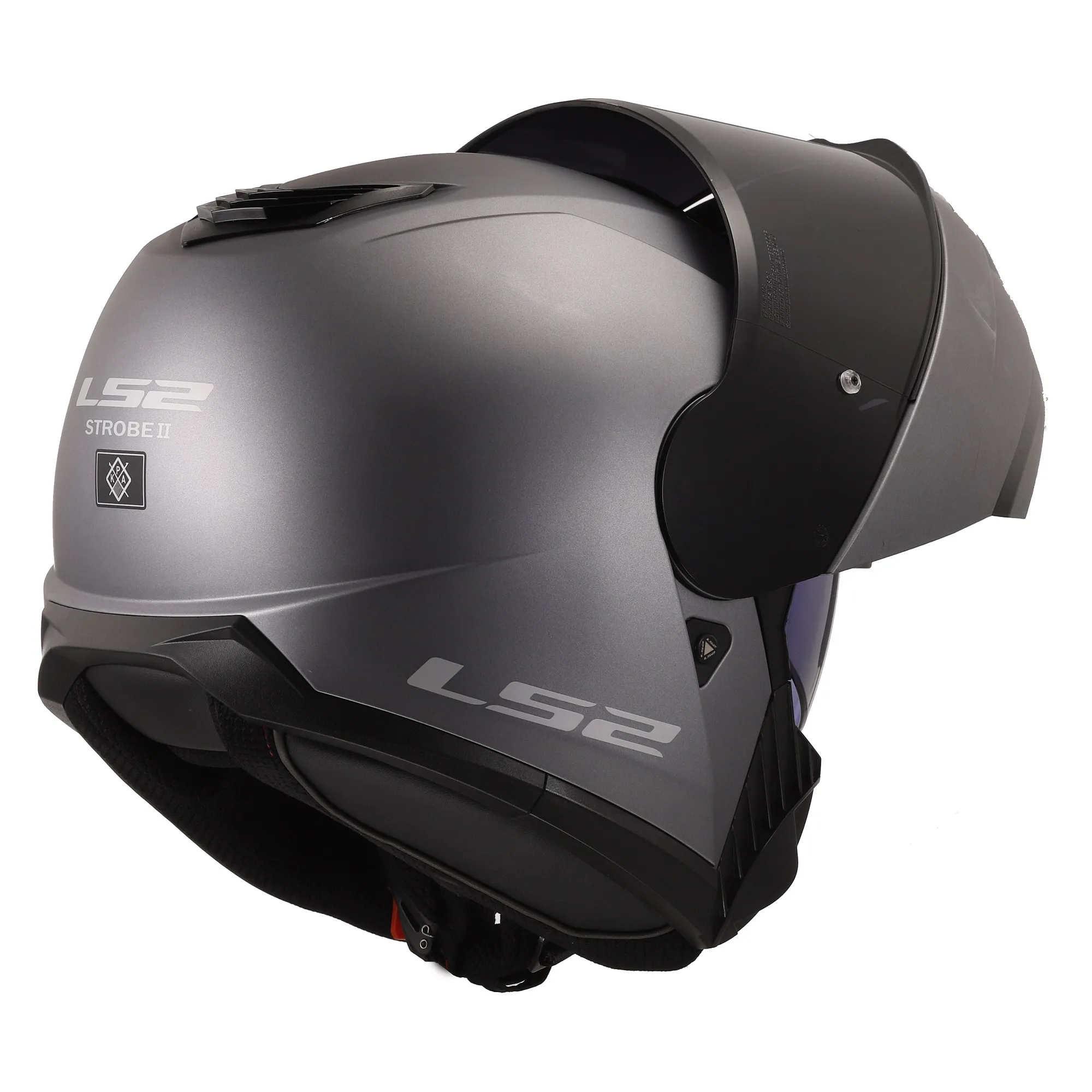 LS2 FF908 Strobe II Plain Helmet - Matt Titanium