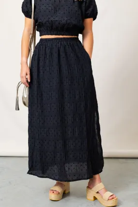 LUCYPARIS Sen Textured Skirt