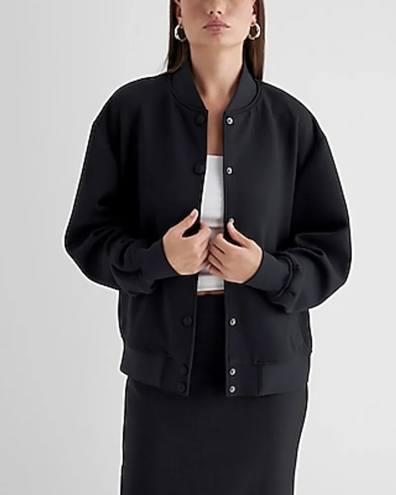 Luxe Lounge Oversized Bomber Jacket Women's