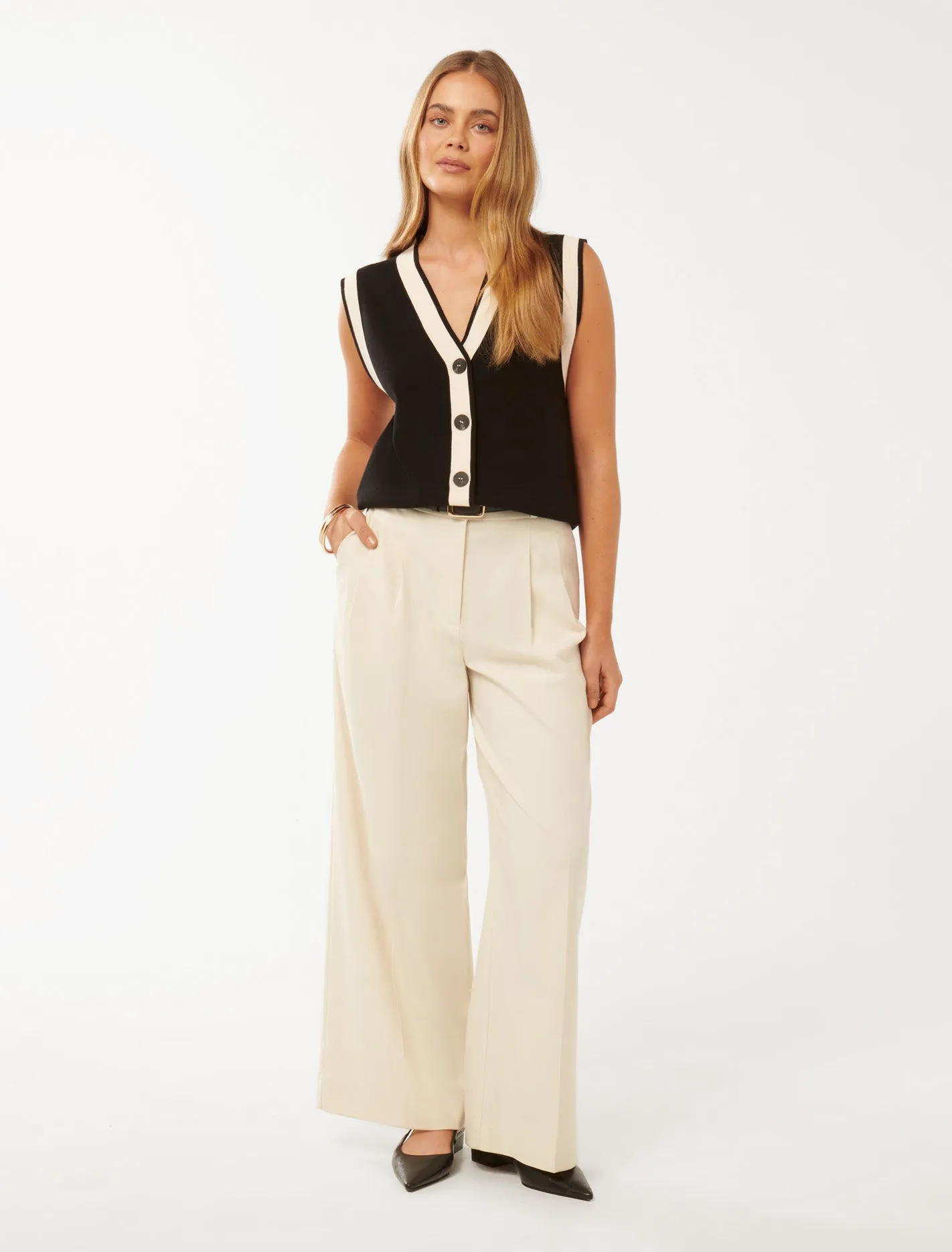 Lydia Contrast Waistcoat