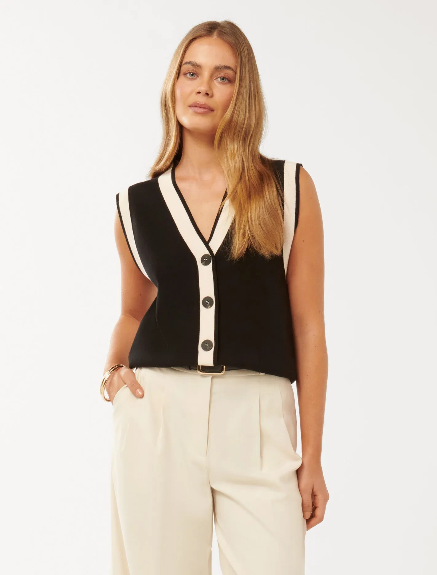 Lydia Contrast Waistcoat