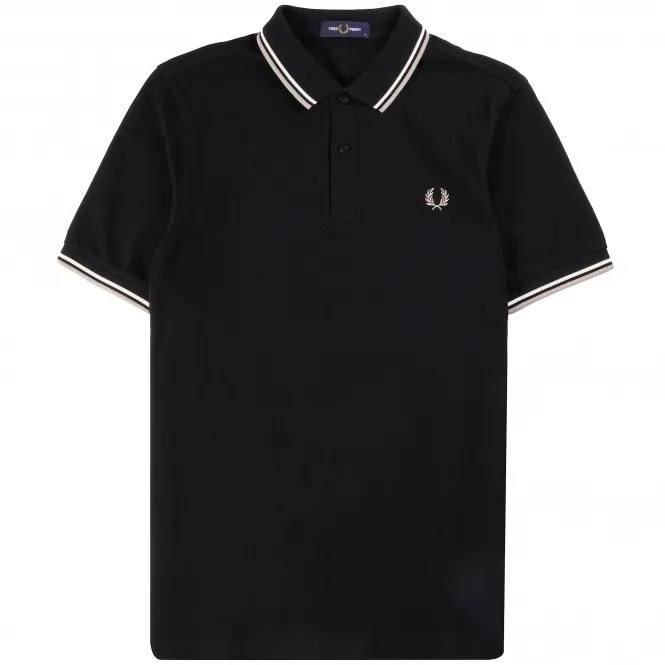 M3600 Twin Tipped Polo Shirt - Black