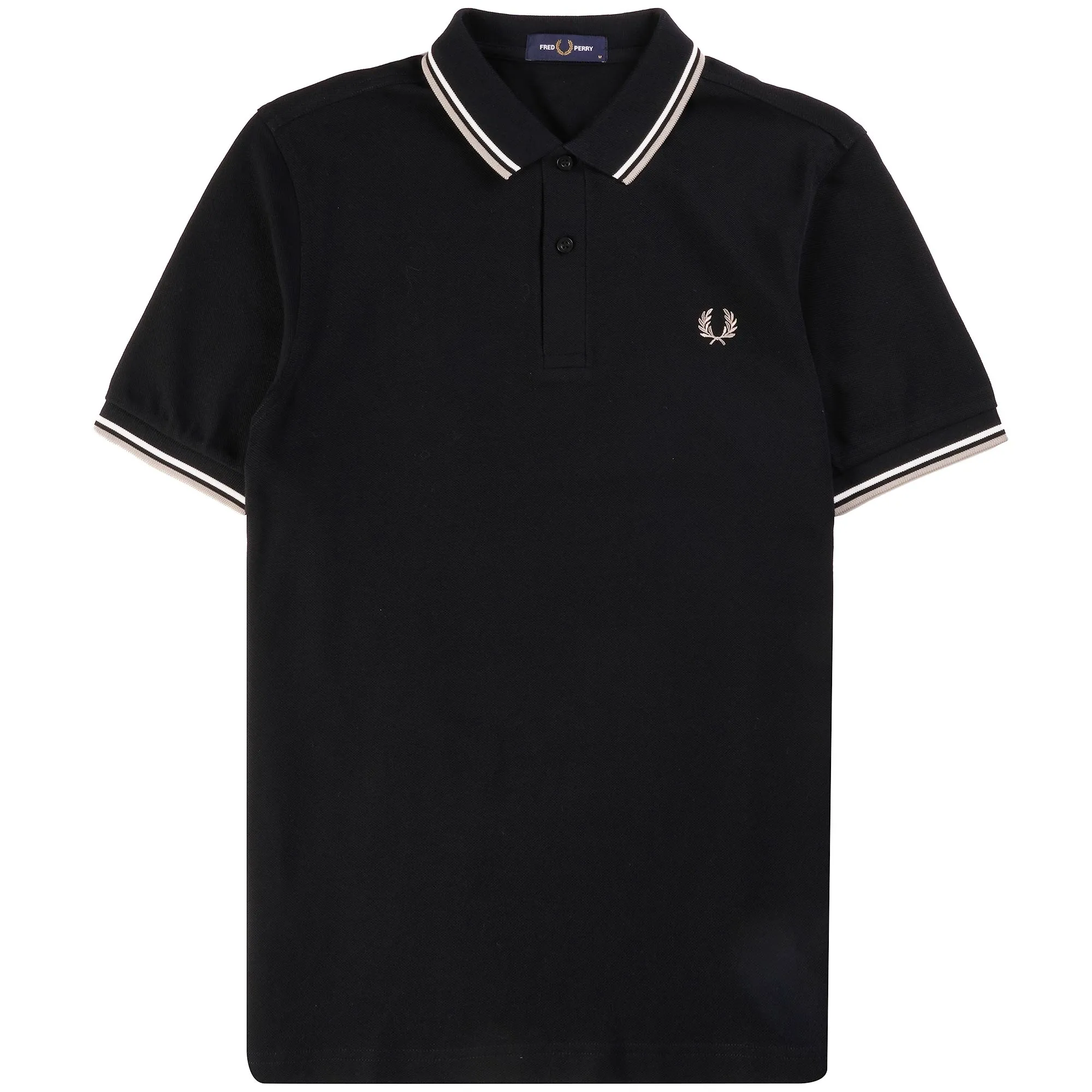 M3600 Twin Tipped Polo Shirt - Black