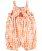 Macy's Carter's Baby Boys Gingham Seersucker Romper