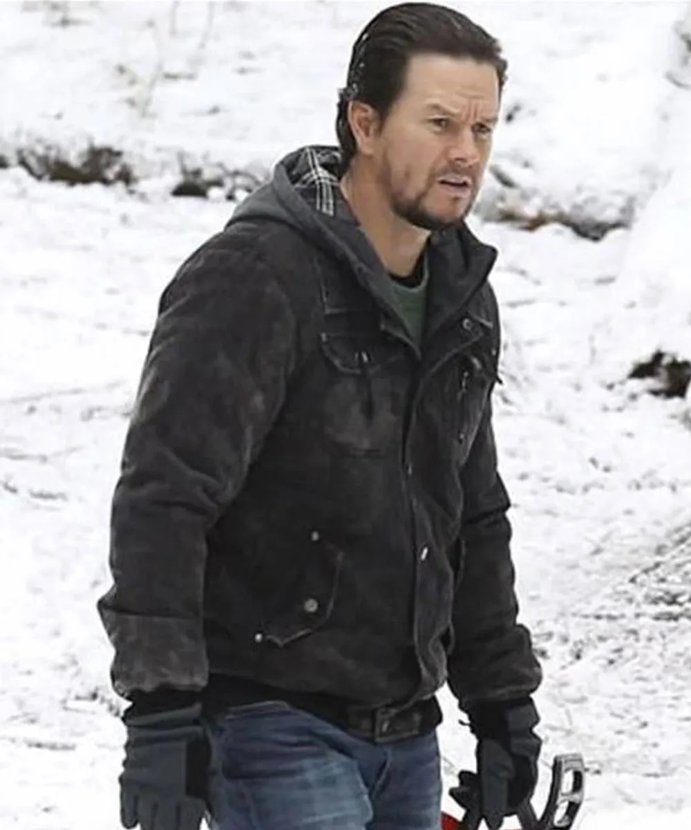 Mark Wahlberg Daddy’s Home 2 Suede Leather Jacket