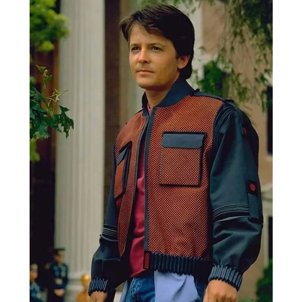 Marty Mcfly Back To The Future 2 Leather Jacket