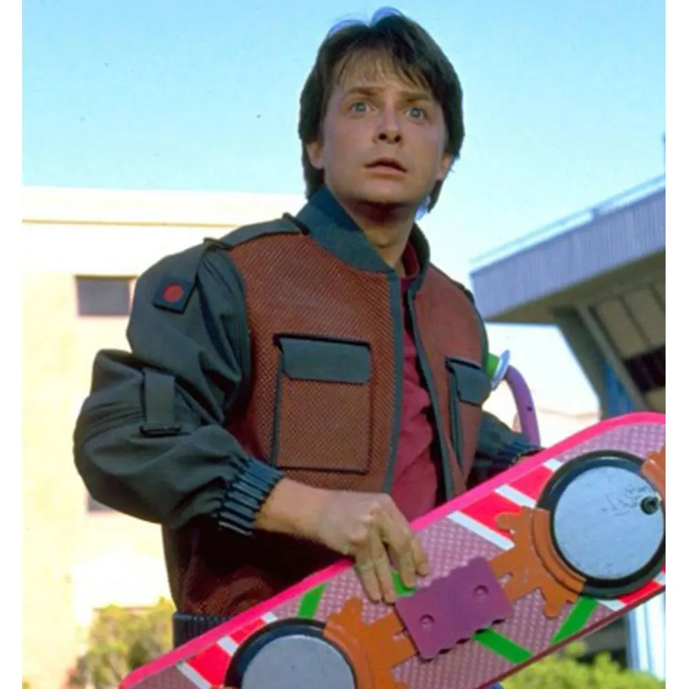 Marty Mcfly Back To The Future 2 Leather Jacket