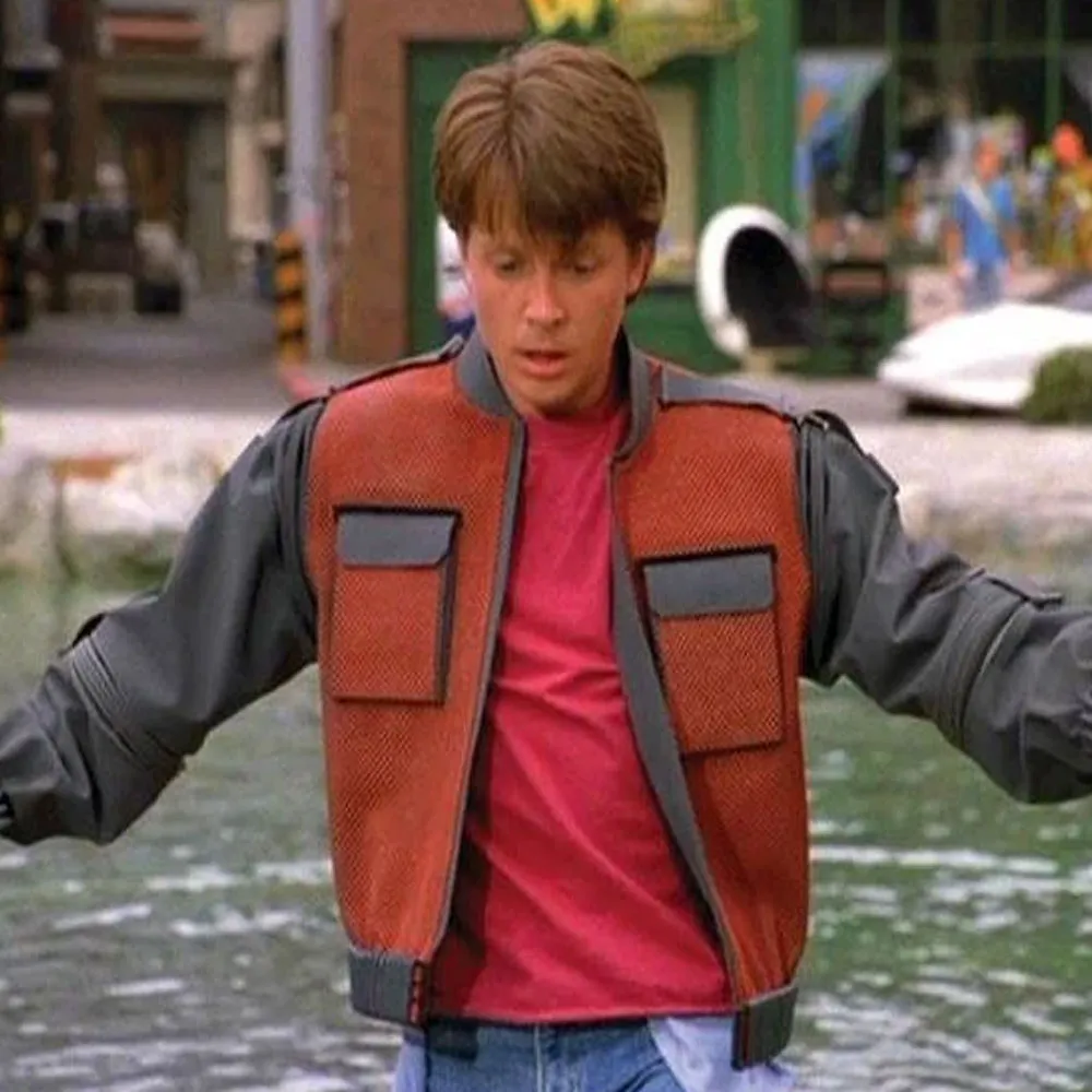 Marty Mcfly Back To The Future 2 Leather Jacket