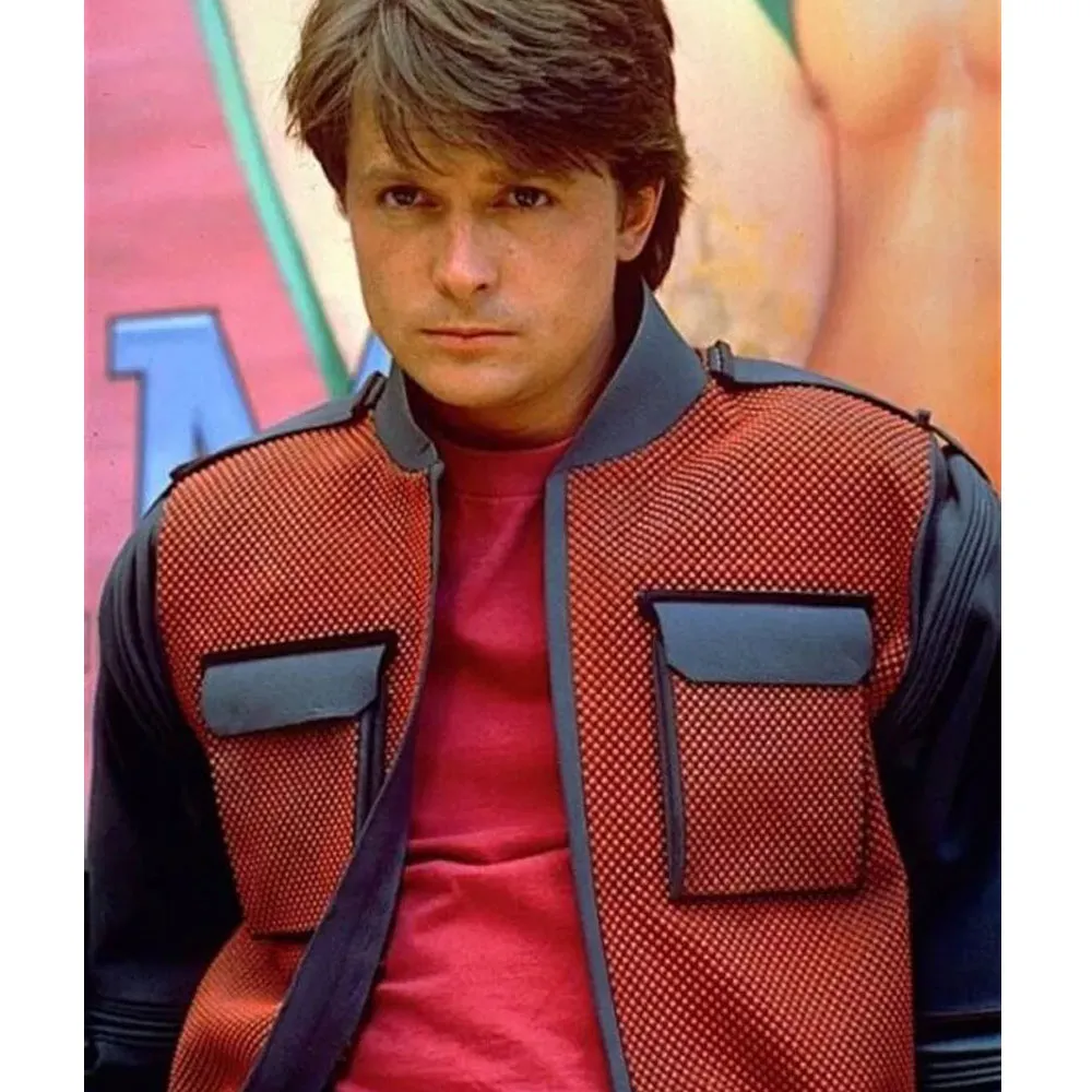 Marty Mcfly Back To The Future 2 Leather Jacket