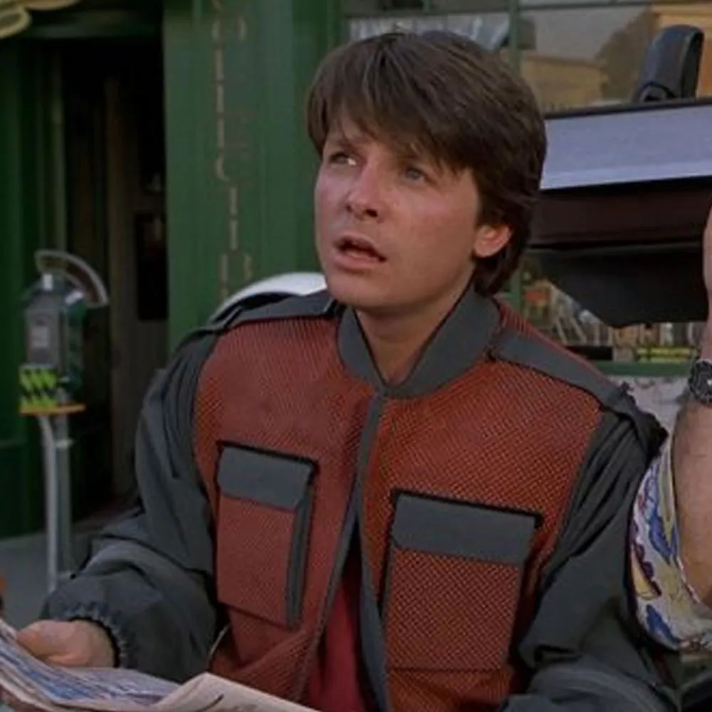 Marty Mcfly Back To The Future 2 Leather Jacket