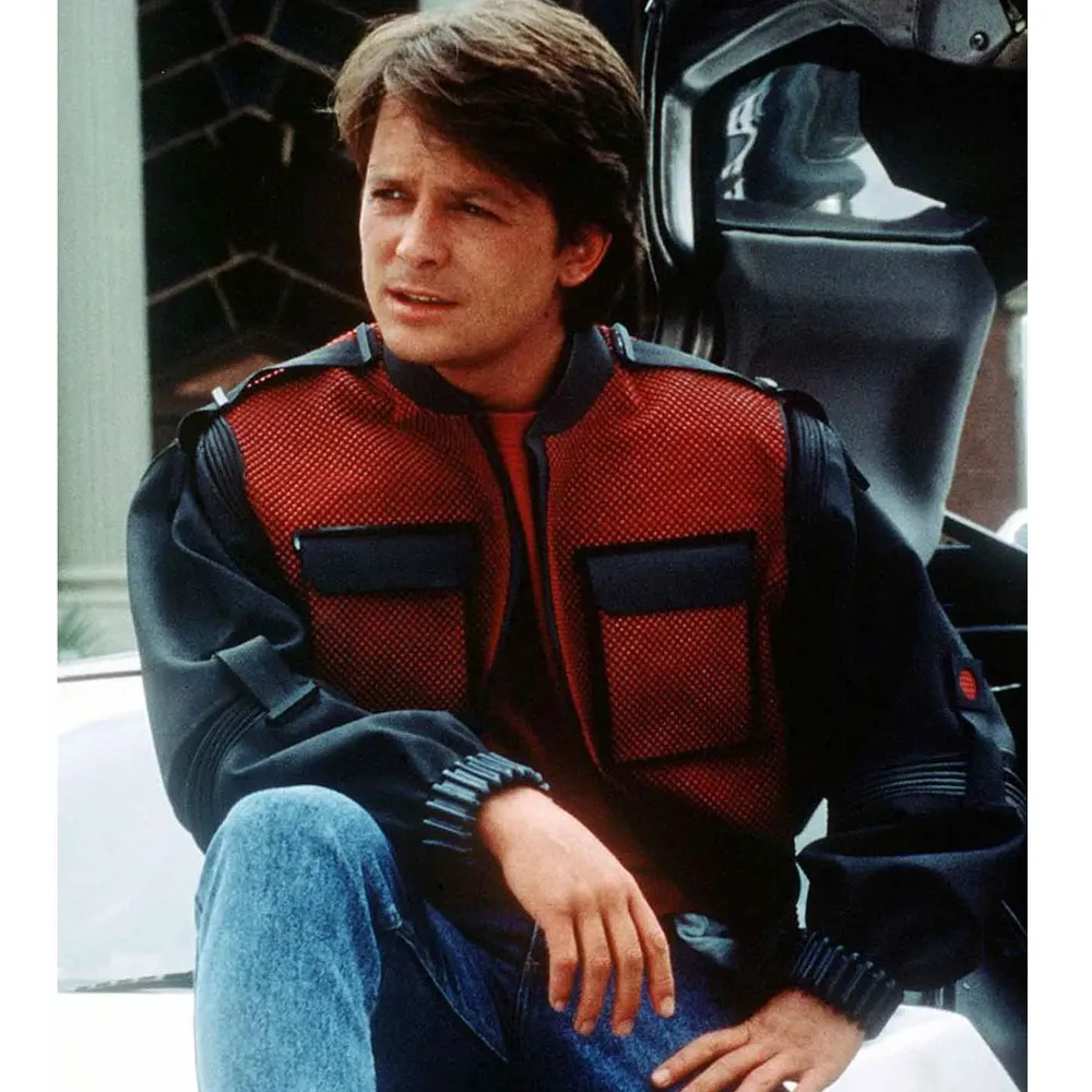 Marty Mcfly Back To The Future 2 Leather Jacket