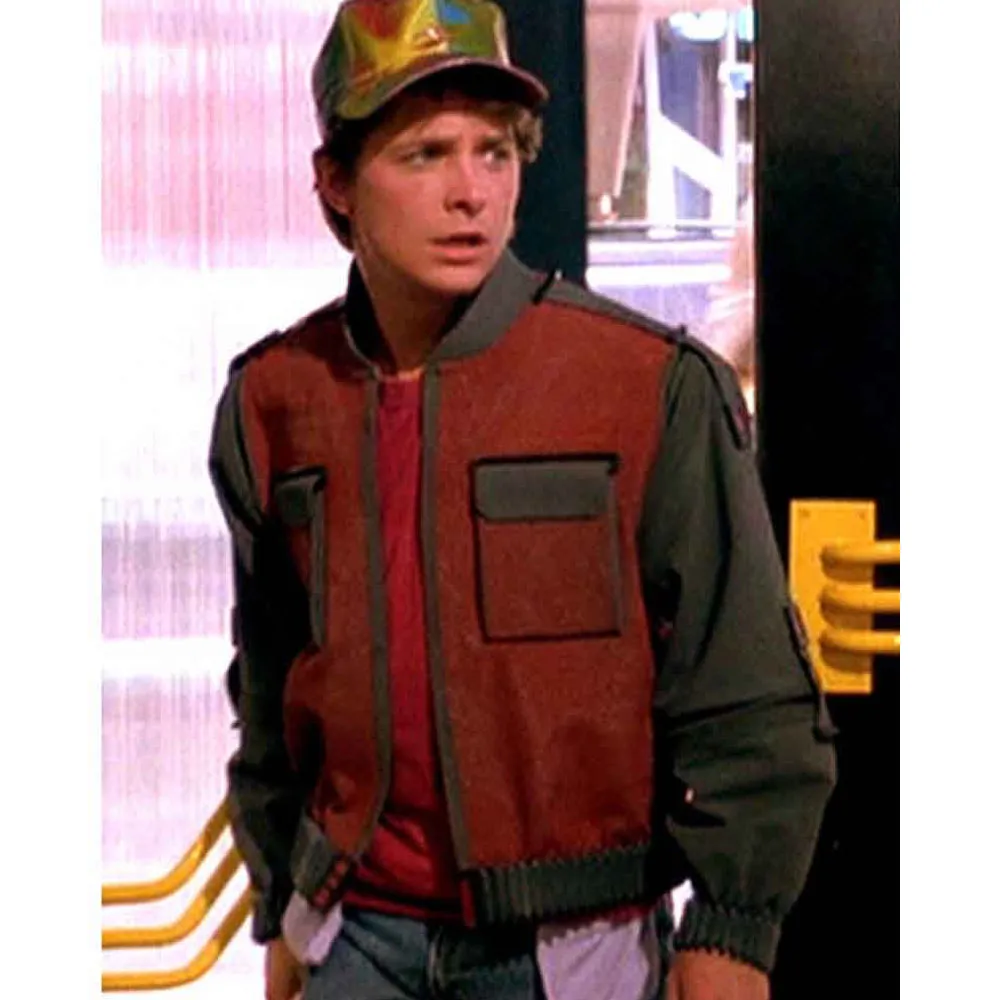 Marty Mcfly Back To The Future 2 Leather Jacket