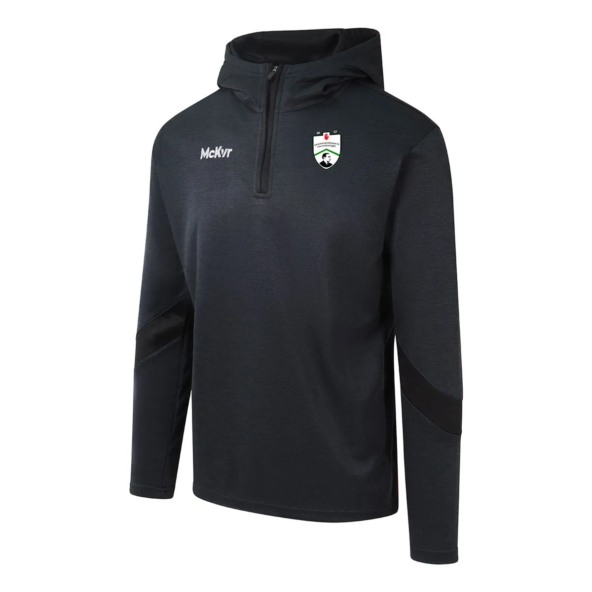 Mc Keever Fintona Pearses GAA Core 22 1/4 Zip Hoodie - Youth - Black