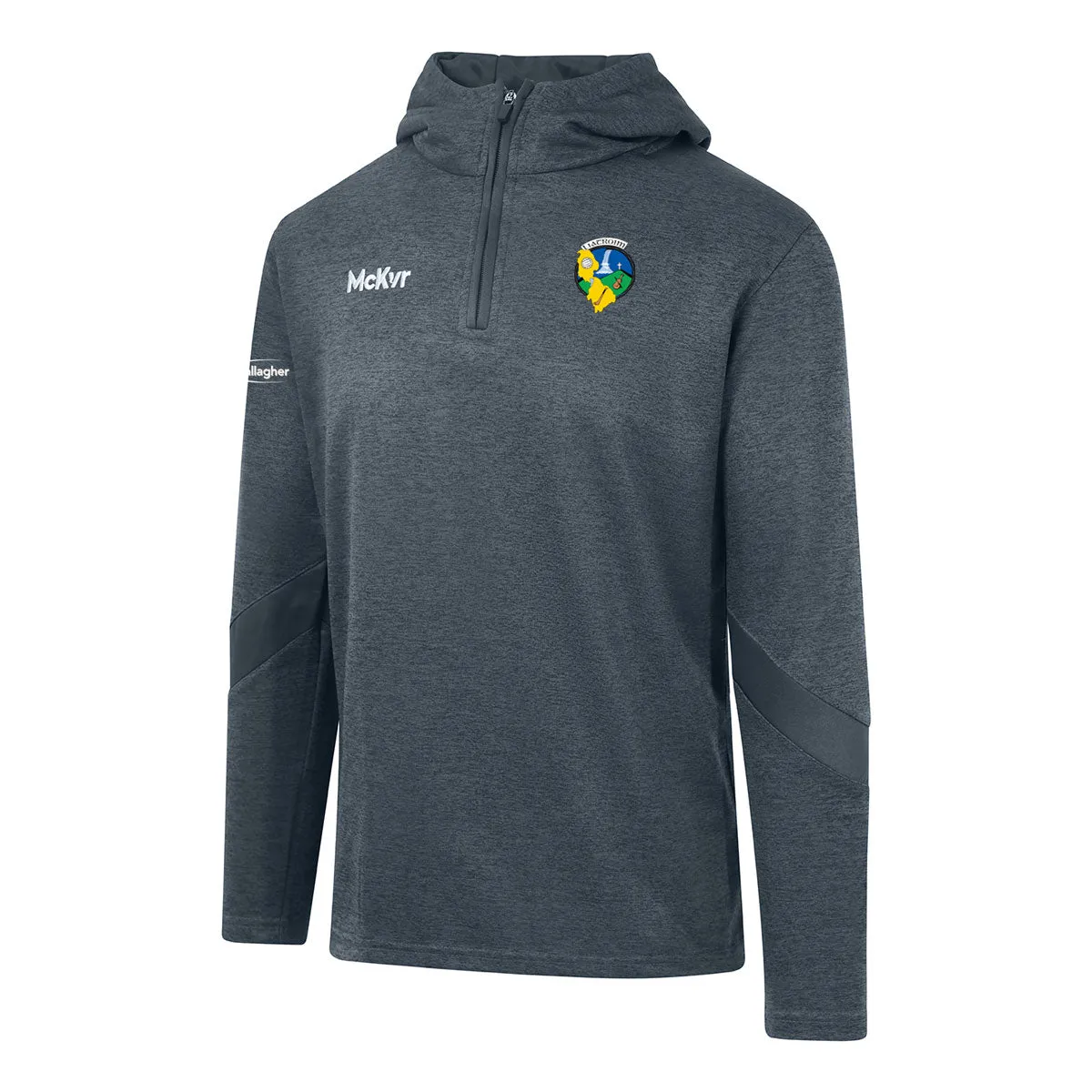 Mc Keever Leitrim GAA Core 22 1/4 Zip Hoodie - Youth - Charcoal