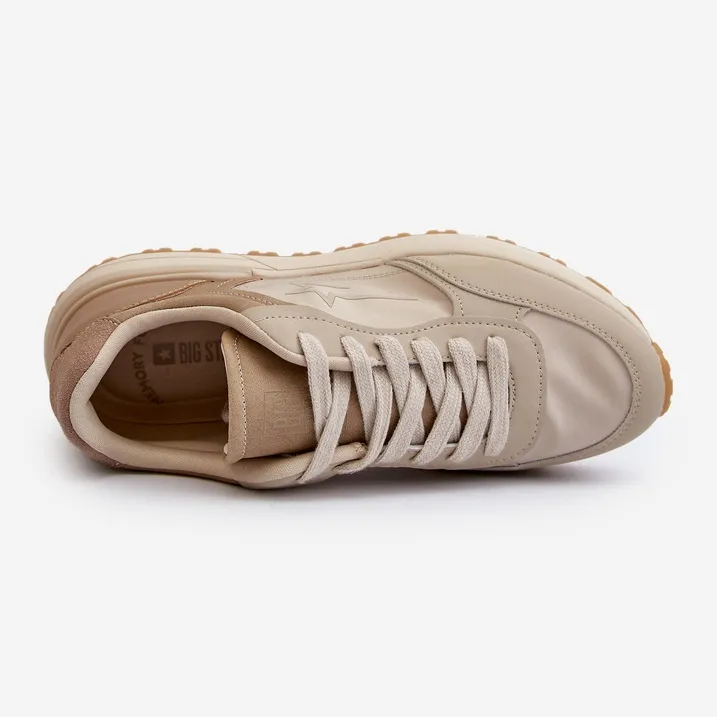 Men's Sneakers Big Star NN174067 Memory Foam System Beige