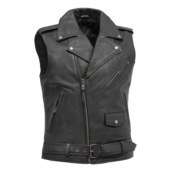 Men’s Rockin Biker Leather Vest