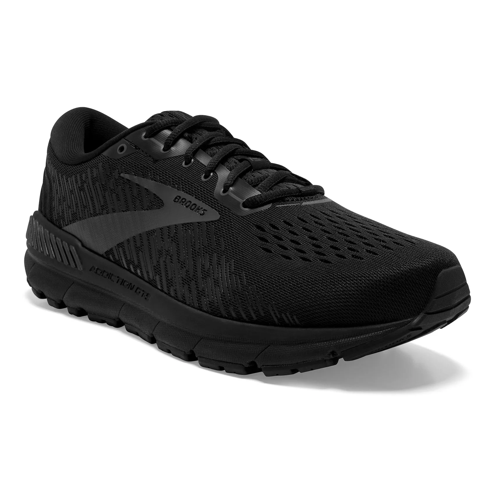 Men's Addiction GTS 15 Running Shoe - Black/Black/Ebony - Extra Wide (4E)