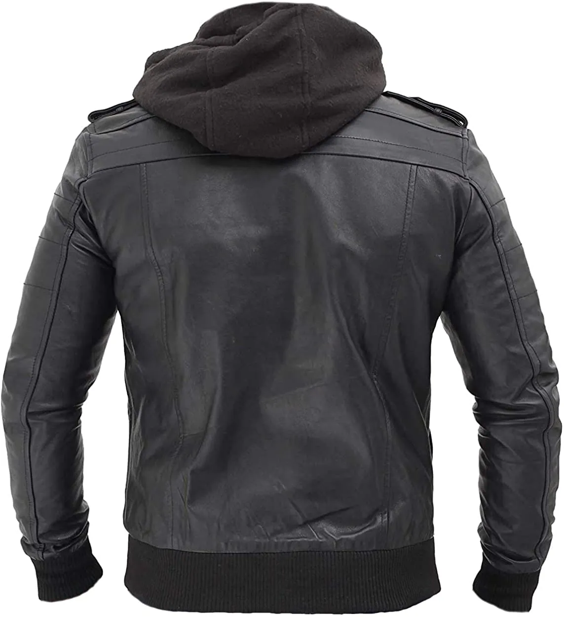 Men's Fashion Real leather jacket- Genuine Lambskin leather jacket Biker Style