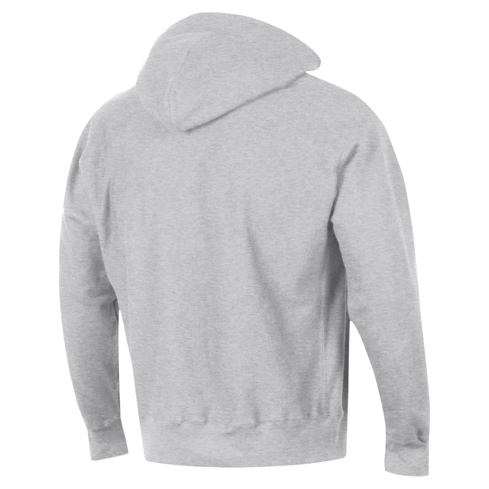 Men's Champion Heather Gray Georgia Bulldogs Vault Late Night Reverse Weave Pullover Hoodie