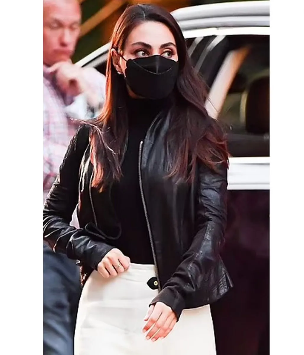 Mila Kunis Luckiest Girl Alive Leather Jacket