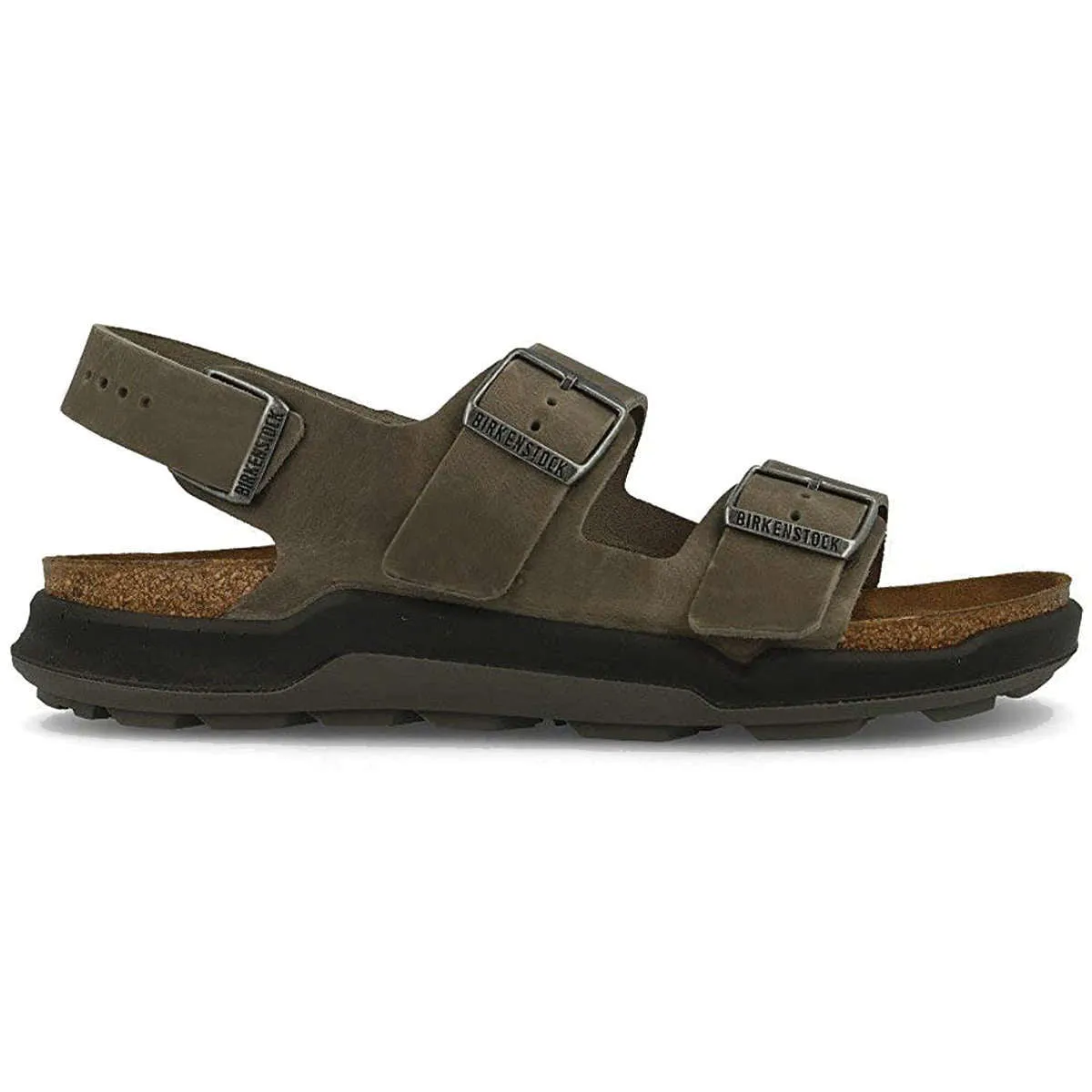 Milano CT Oiled Nubuck Leather Men's Ankle Strap Sandals