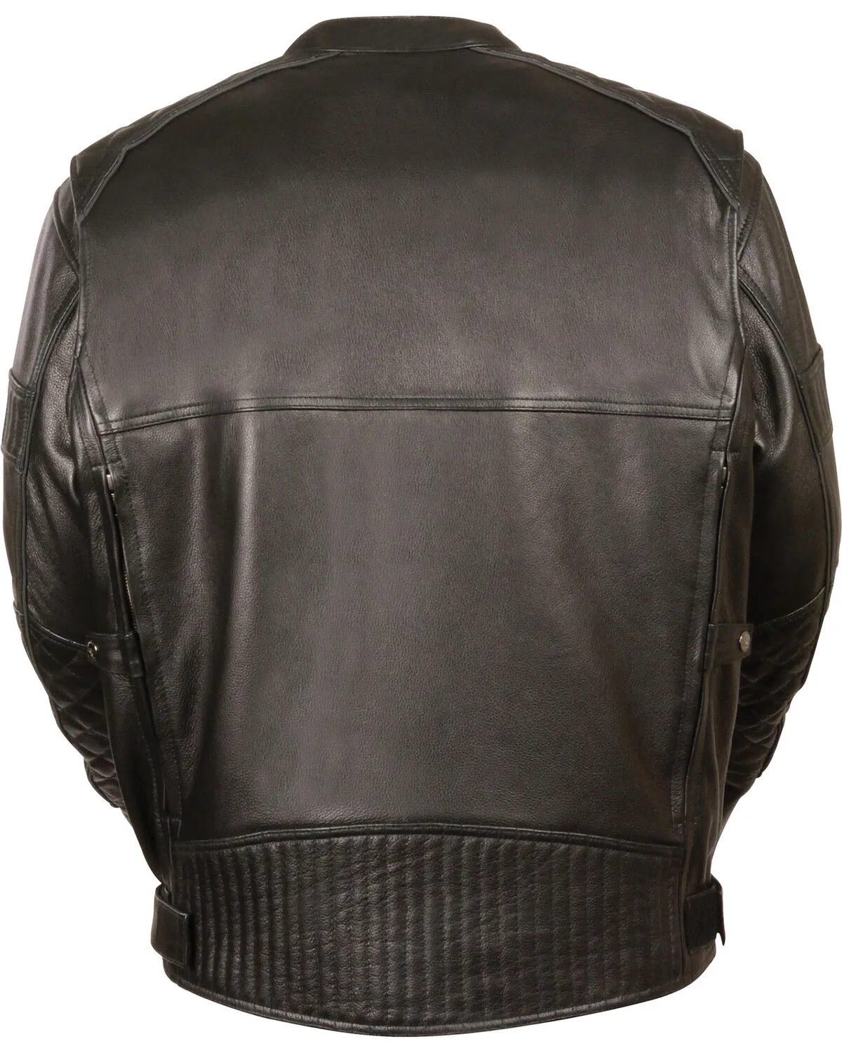 Milwaukee Leather Men's Quilted Pattern Scooter Jacket - Big 3X