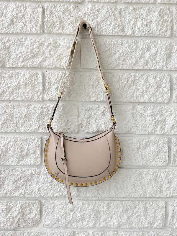 Mini Moon Bag - Light Beige