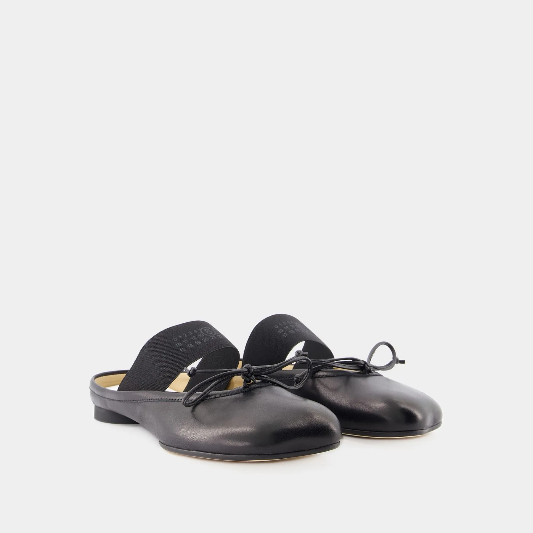 MM6 Maison Margiela  Slipper Ballerinas - MM6 Maison Margiela - Leather - Black