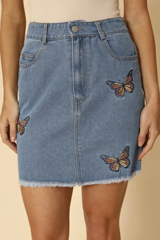 Monarch Denim Skirt