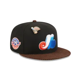 Montreal Expos Feathered Cord 59FIFTY Fitted Hat