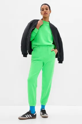 Neon Green High Rise Vintage Soft Pull-On Joggers