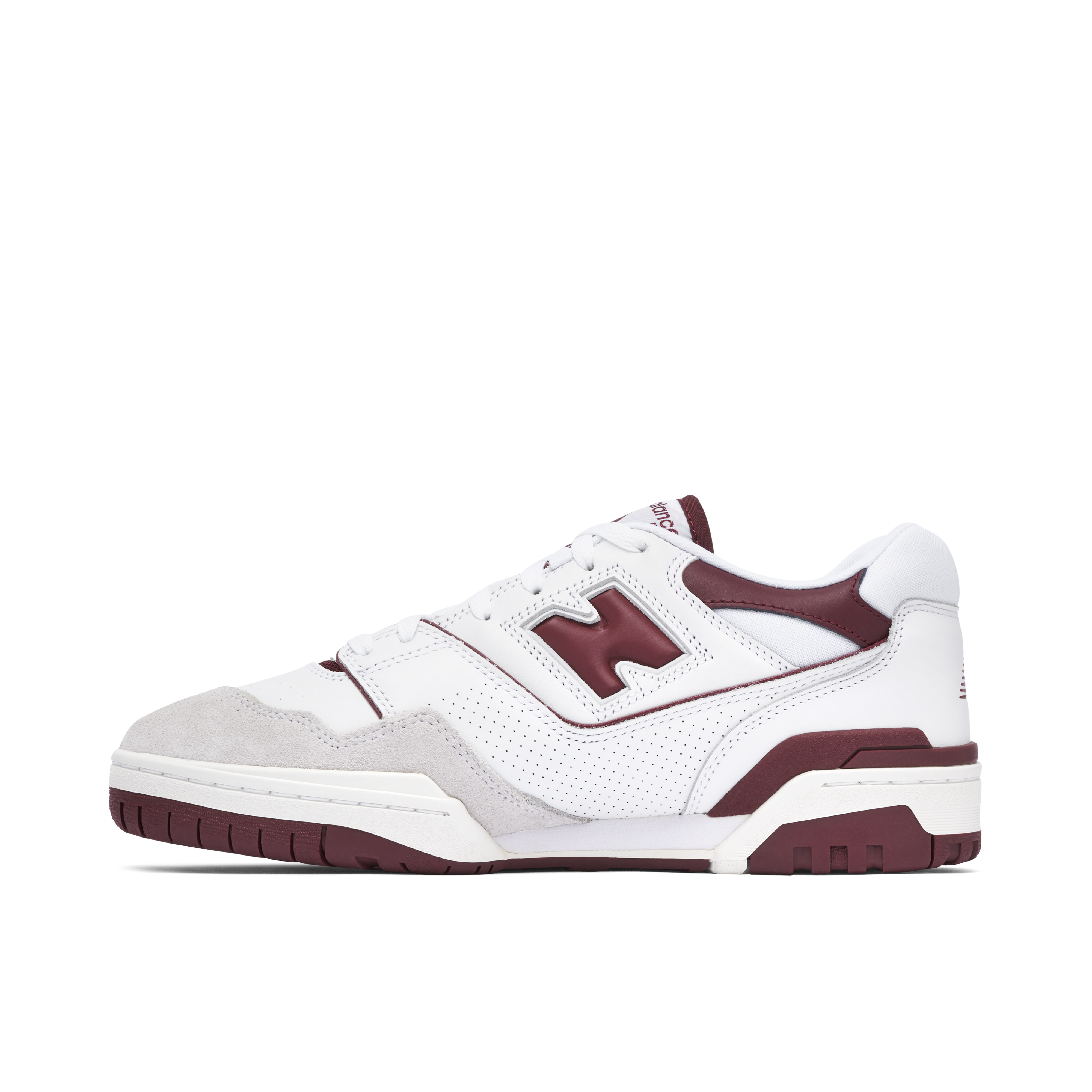 New Balance 550 White Burgundy | BB550LI1 | Laced