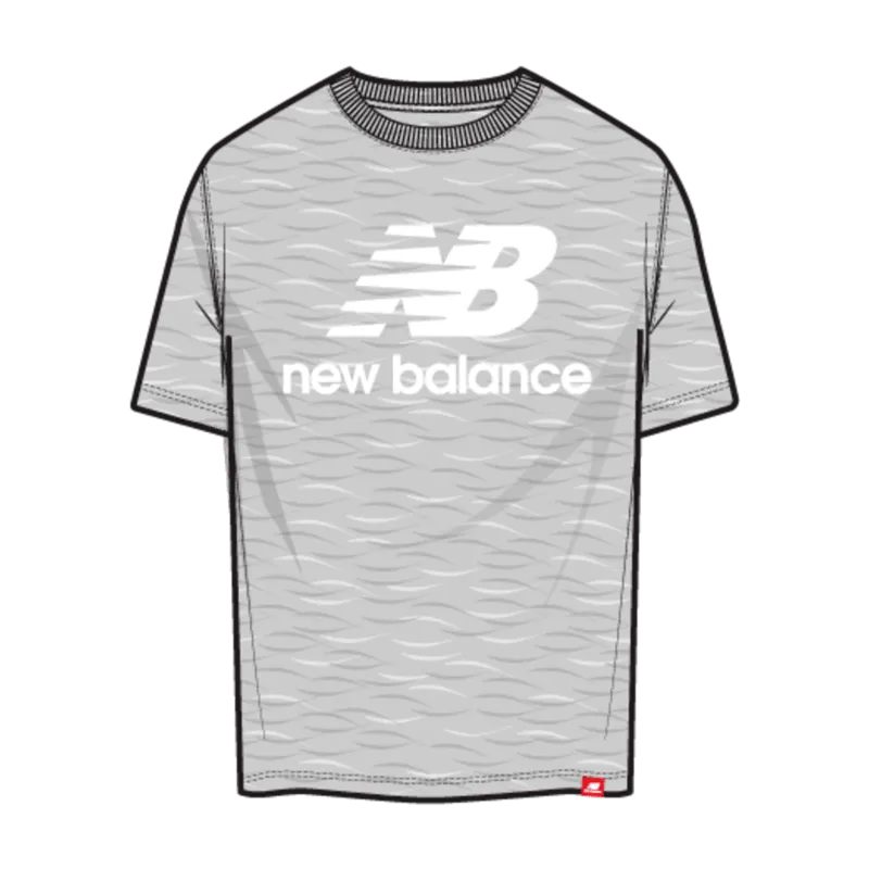 New Balance Men's Essentials Stacked Logo Tee