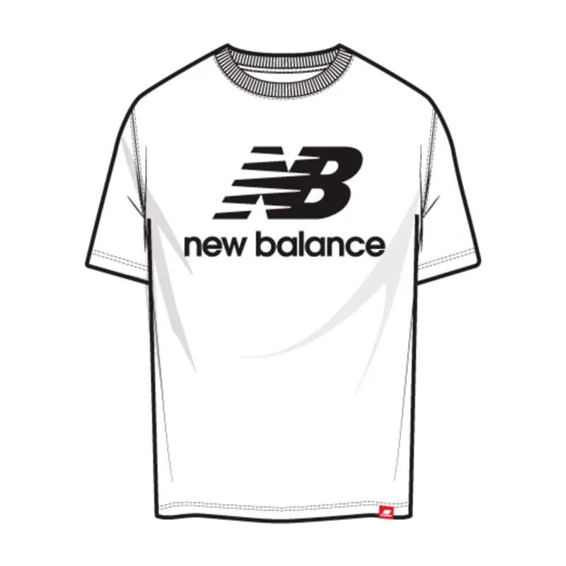 New Balance Men's Essentials Stacked Logo Tee