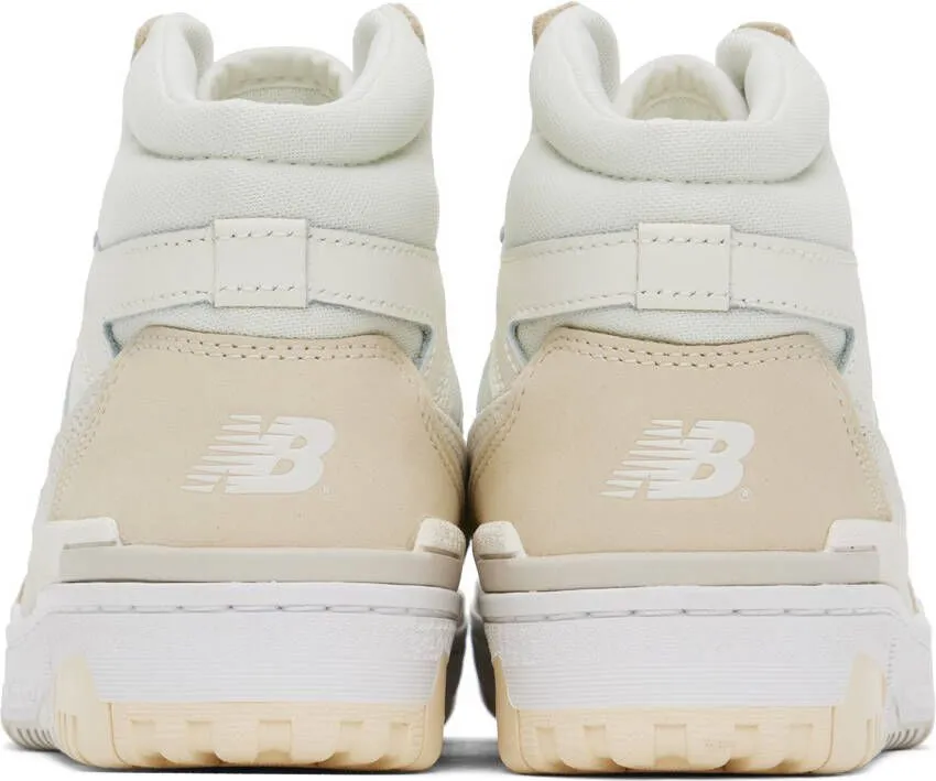 New Balance Off-White & Beige 650R Sneakers