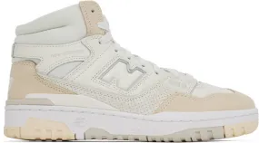 New Balance Off-White & Beige 650R Sneakers