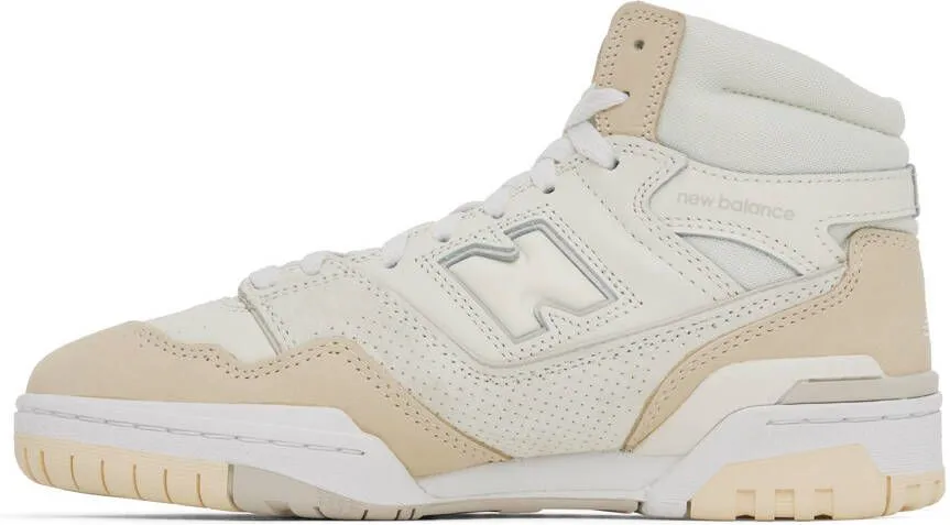 New Balance Off-White & Beige 650R Sneakers