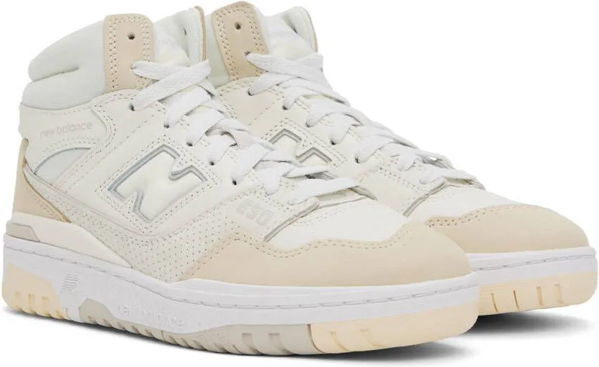 New Balance Off-White & Beige 650R Sneakers