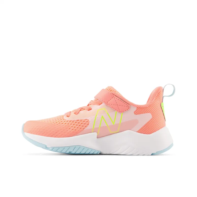 New Balance Youth Girls Rave Run V2 Bungee Lace with Top Strap - YTRAVGH2